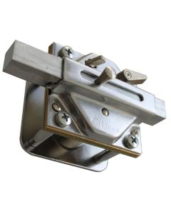 Cerrojo trastero alta seguridad sobreponer 80mm acero cromado lince