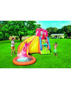 Juego hinchable infantil tobogan 366x337x241cm poliester water park bestway 53347