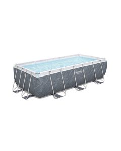 Piscina rectangular desmontable 6.478 l depuradora cartucho tipo ii 404x201x100cm ratan bestway