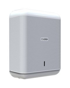 Dispensador baño industrial toalla 600pz zig-zag 358x276x130mm abs blanco eco luxe losdi 1 ud cp-3009-b