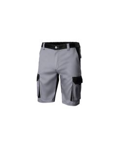 Pantalon trabajo multibolsillos corto t48 65%poliester 35%algodón gris/negro 103
