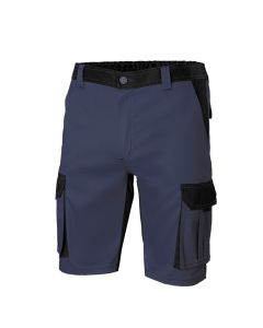 Pantalon trabajo multibolsillos corto t48 65%poliester 35%algodón azul navy/negr