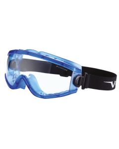 Gafa anti-impacto ocular anti-uv-rayad-vaho pvc/policarbonato azul 619 univet 129610