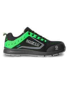 Zapato seguridad s1p-src puntera composite t39 negra/verde cup sparco