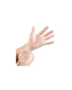 Guante desechable l09 sualpe plastico pe me transparente 303 100 pz