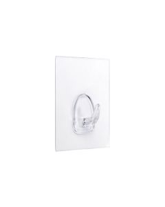 Colgador adherente reutilizable transparente base 80 x 62 mm inofix