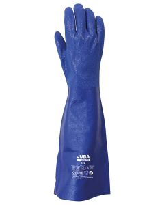 Guante trabajo xl10 forro algodón juba nitrilo me azul