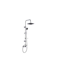 Grifo baño/ducha monomando flexo soporte barra+ duchon cuadrado extensible tineo 130201