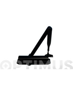 Cierrapuertas dc120-1 brazo retenedor negro tesa