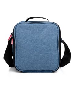 Bolsa porta alimentos 2 hermeticos poliester azul casual glass tatay 1185401