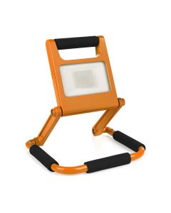 Lampara trabajo led recargable aluminio naranja smartwares