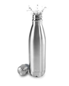 Termo liquidos 350ml botella metal satinado ibili