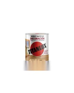 Barniz madera mate incoloro 250 ml sintetico interior/exterior titanlux m12100014