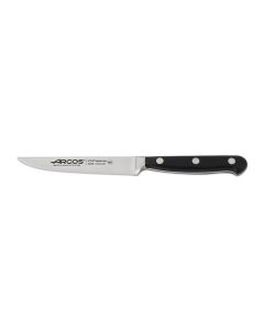 Cuchillo cocina chuletero 120mm acero nitrium negro opera arcos