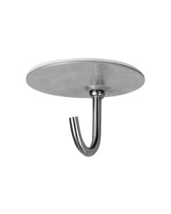 Colgador hogar 27x40x40 adhesivo inofix acero con base de acero inox 2176-1-