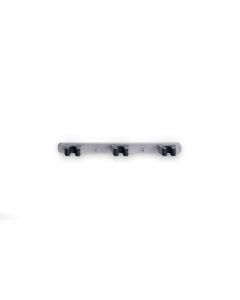 Colgador escoba 32x370x46 triple inofix cromado 3034-7-