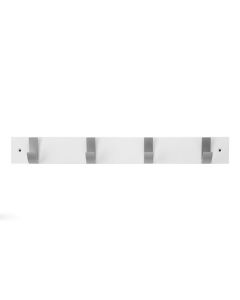 Colgador hogar 60x490x60 4 ganchos inofix blanco 3704-2-