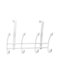 Colgador hogar 208x306x109 sobrepuerta inofix blanco 4 ganchos 3721-2-