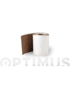 Fieltro lana adhesivo 1000x85mm marron inofix