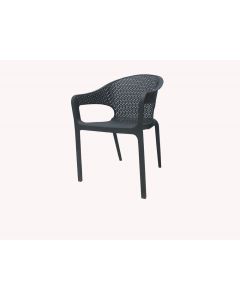 Silla jardin pp 56,5x58x80cm grafit paine nt132440 import