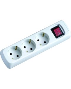 Regleta 3 tomas sin cable garza 52x48x205mm 420025 132569