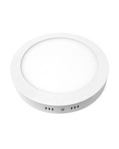 Foco iluminacion downlight led superficie redondo 18w 1600lm 4000k ø22,5 blanco garza 132685