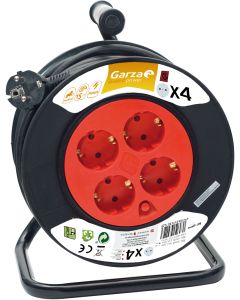 Enrollacable elec term. 4t-tt 3x1,5mm 15mt 3000w garza