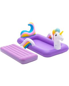 Colchon infantil hinchable 196x104x84cm unicornio bestway