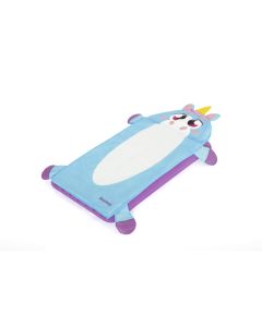 Saco dormir infantil con colchon hinchable con base 132x76x10cm unicorn bestway