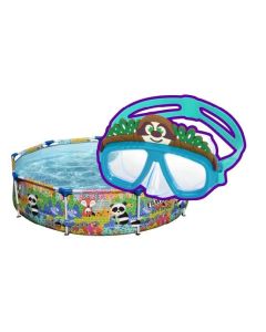 Piscina pared pvc 274x66cm depuradora cartucho bestway poliester/pvc steel pro animales circular 5612f
