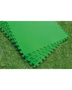Suelo piscina 78x78cm encajable bestway eva verde 58265 9 pz