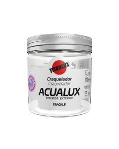 Barniz manualidades al agua incoloro 75 ml brillante craquelador titan co