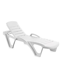 Tumbona monoblock blanca shaf