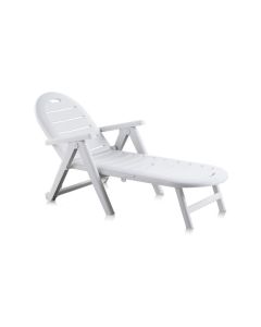 Tumbona resina caiman blanca shaf