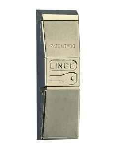 Escudo protector anti-vandalismo izquierda 155/121x36x25 zamak cromo brillo c8 lince