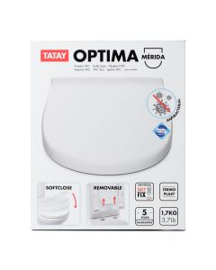 Tapa wc inodoro 365x25x445 pp bl merida tatay