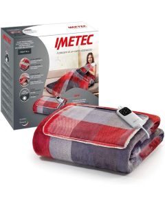 Manta electrica individual sofa 110x150 textil rojo 16777 imetec