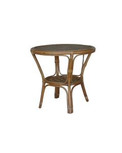Mesa jardin auxiliar ø65x57cm ratan natural natuur