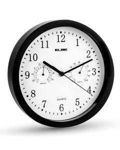 Reloj pared higrómetro termómetro 25cm diametro rp-1005-n elbe 25,00 x 25,00 x 4