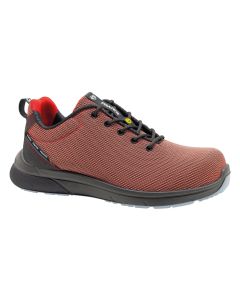 Zapato seguridad s3+ci+hi+src suela pu/pu puntera aluminio 40 armotex rojo forza