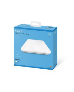 Plafon cuadrado 32w 2600lm 6500k 38x38x7cm abs blanco garza