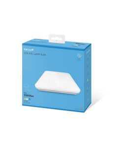 Plafon cuadrado 42w blanco 3200lm 6500k 45,5x45,5x49,4cm abs superficie cuadrado garza