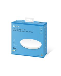 Plafon redondo 17w blanco 1275lm 6500k 40,2x40,2x44cm abs superficie redondo garza