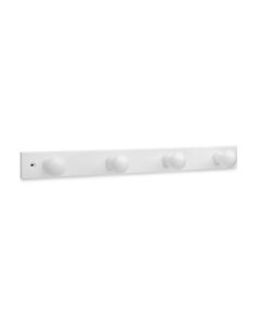 Colgador pared 4 pomos madera blanco 3774 inofix