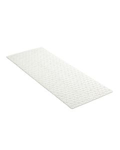 Alfombra baño 96x36 cm antideslizante tatay sbs/caucho blanco diamond 5513301