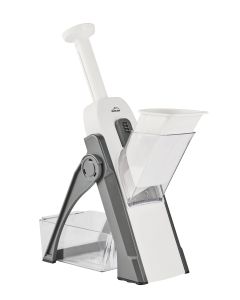 Mandolina cocina vertical plástico blanco/gris vertical lacor