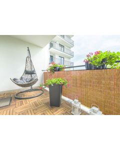 Cañizo ocult. 2x3mt sintetico nortene polipropileno/polietil