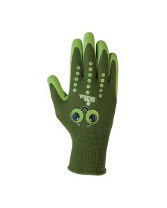 Guante jardineria 8y infantil juba nylon/latex me verde kids