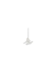 Brida sistema cyclone 1,5mm rubi plastico blanco base plana cyclone l.s.(b-300)