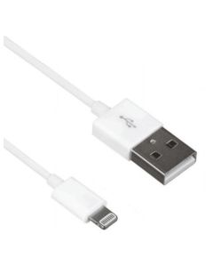 Cable lighthing 2,1a 1m 18,8x5x2cm abs blanco myway